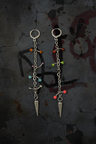 Chaos Spike Chain Earrings | Alternative Statement Earrings | Haus of Alt