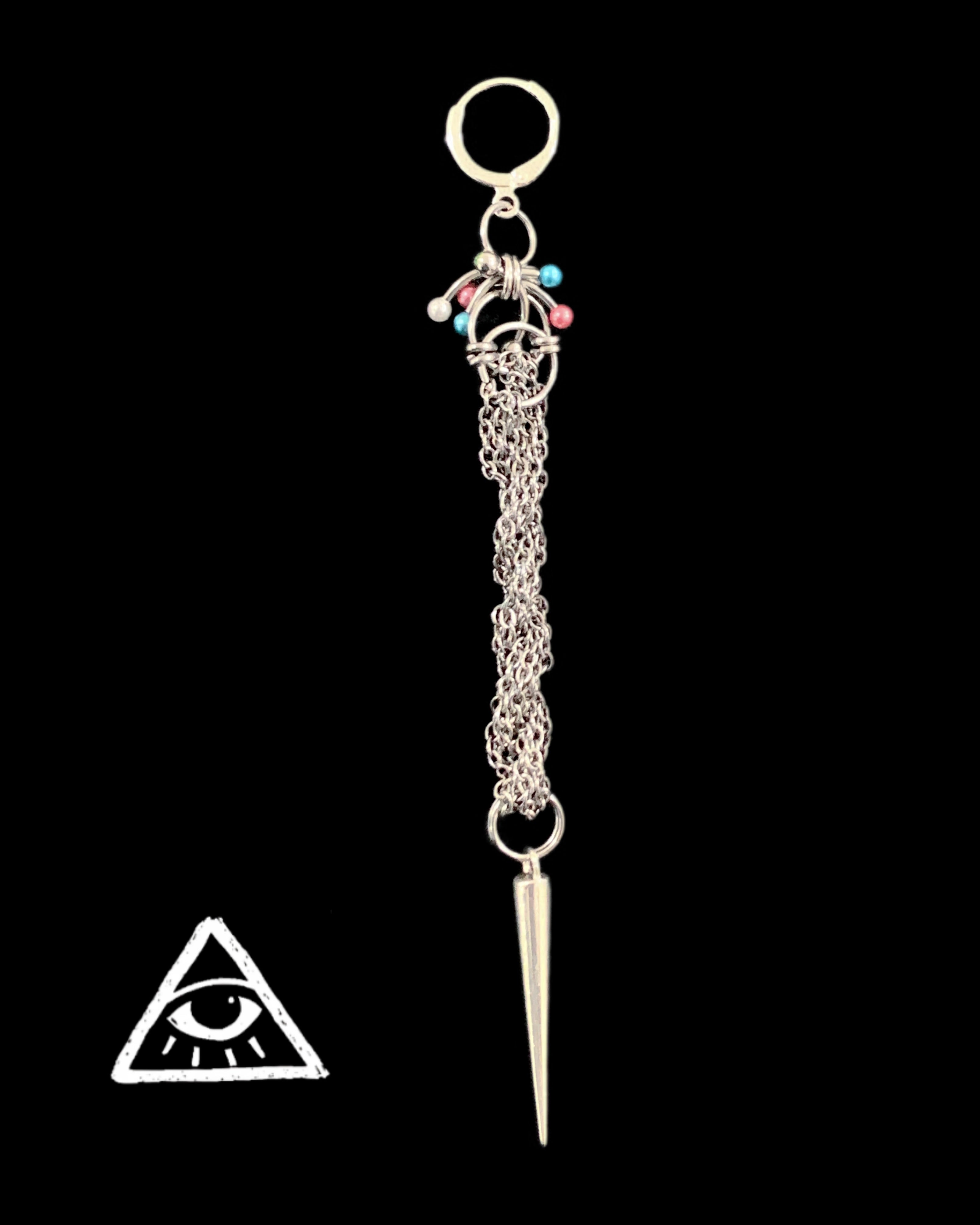 Cathedral Spike Drop Earrings | Punk Cross Jewelry – Haus of Alt