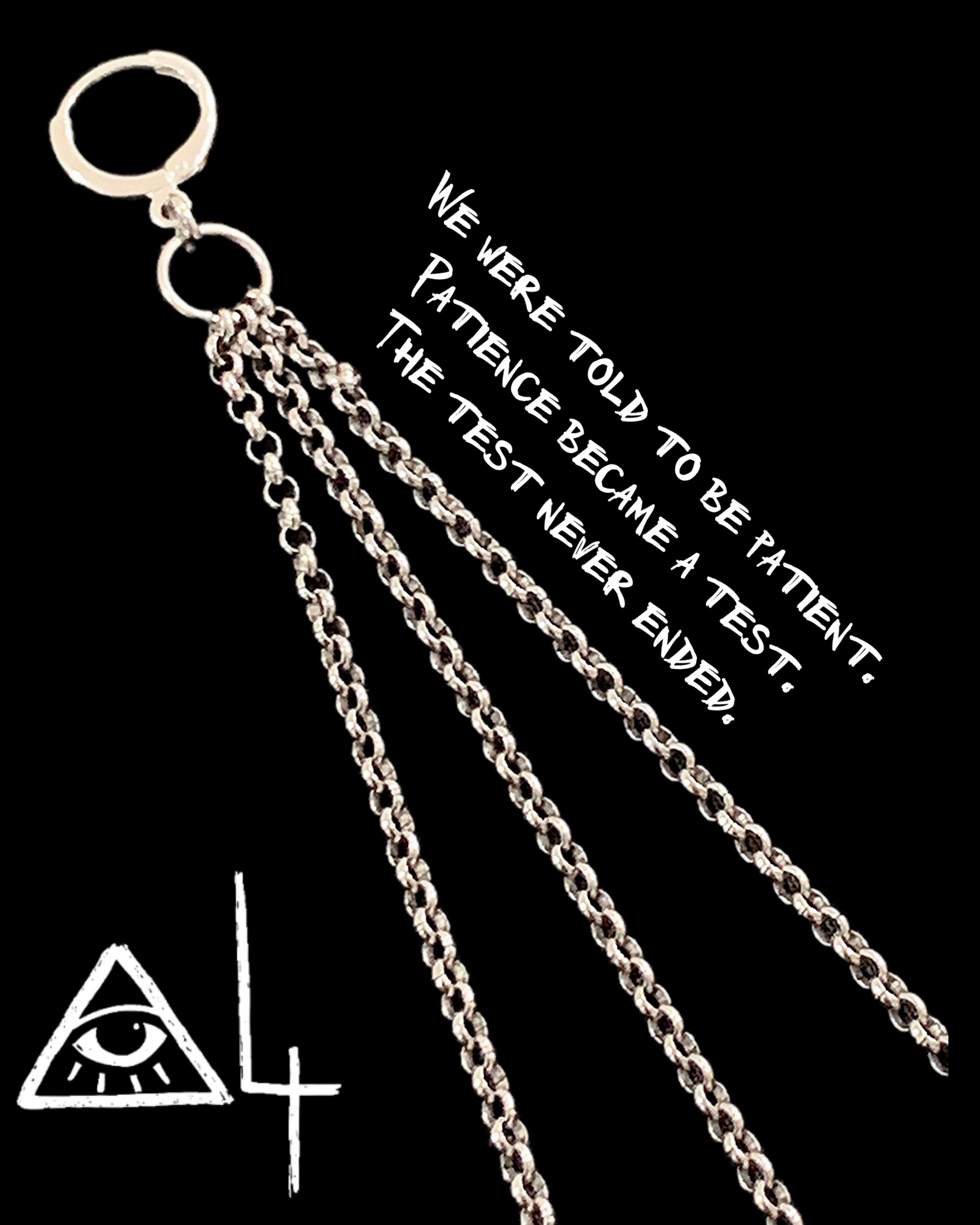 Revival Triple Spike Drop Earring | Industrial Statement Jewelry - Haus of Alt