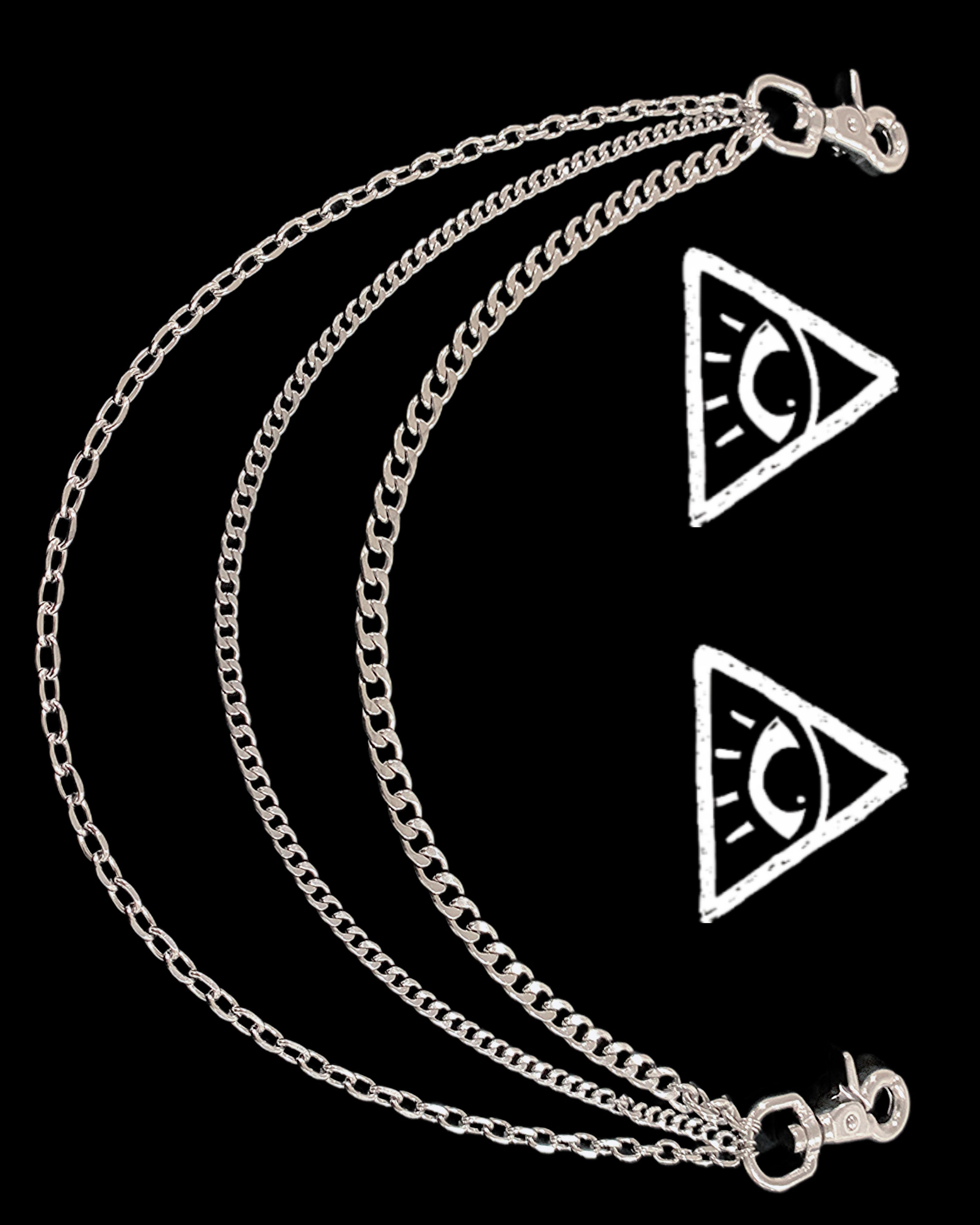 Revival Triple Chain Connector | Industrial Layered Jewelry – Haus of Alt