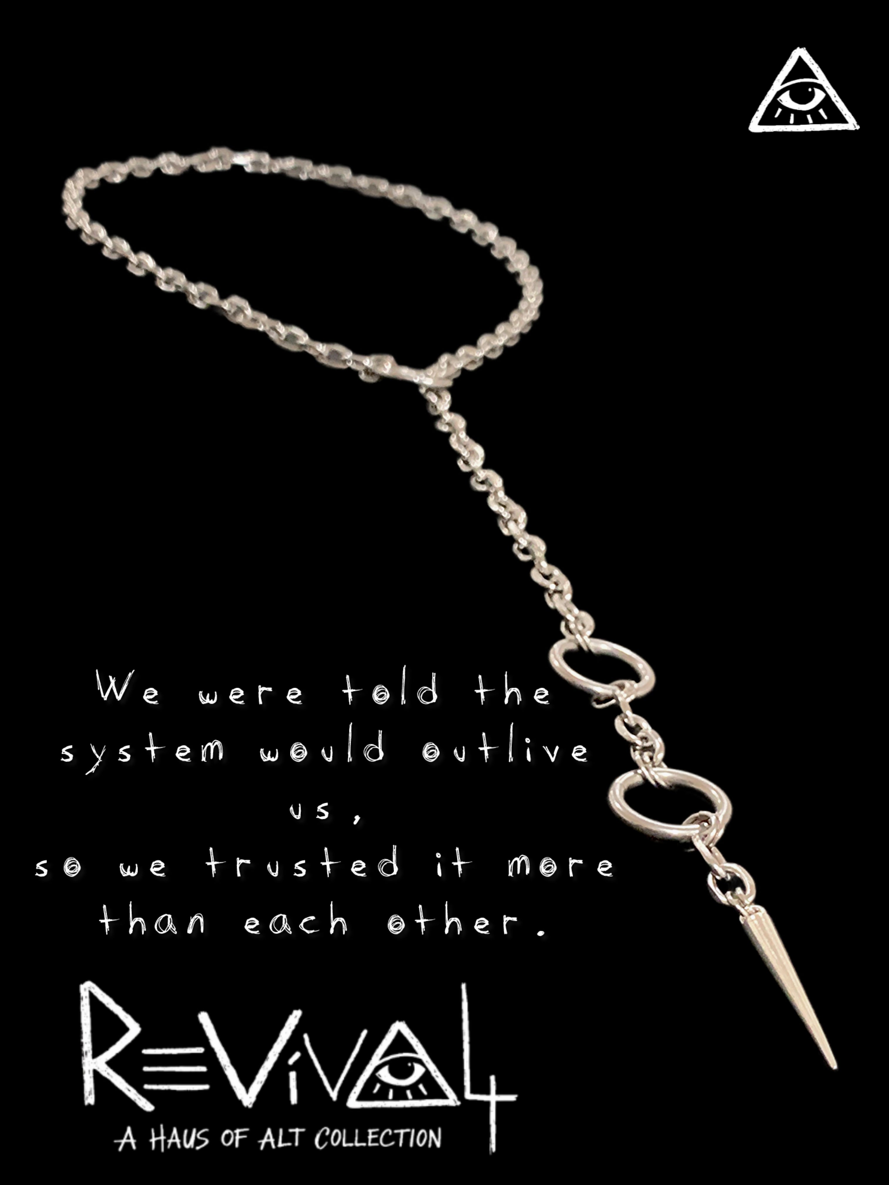 The Offering
Dangling Chain Necklace
