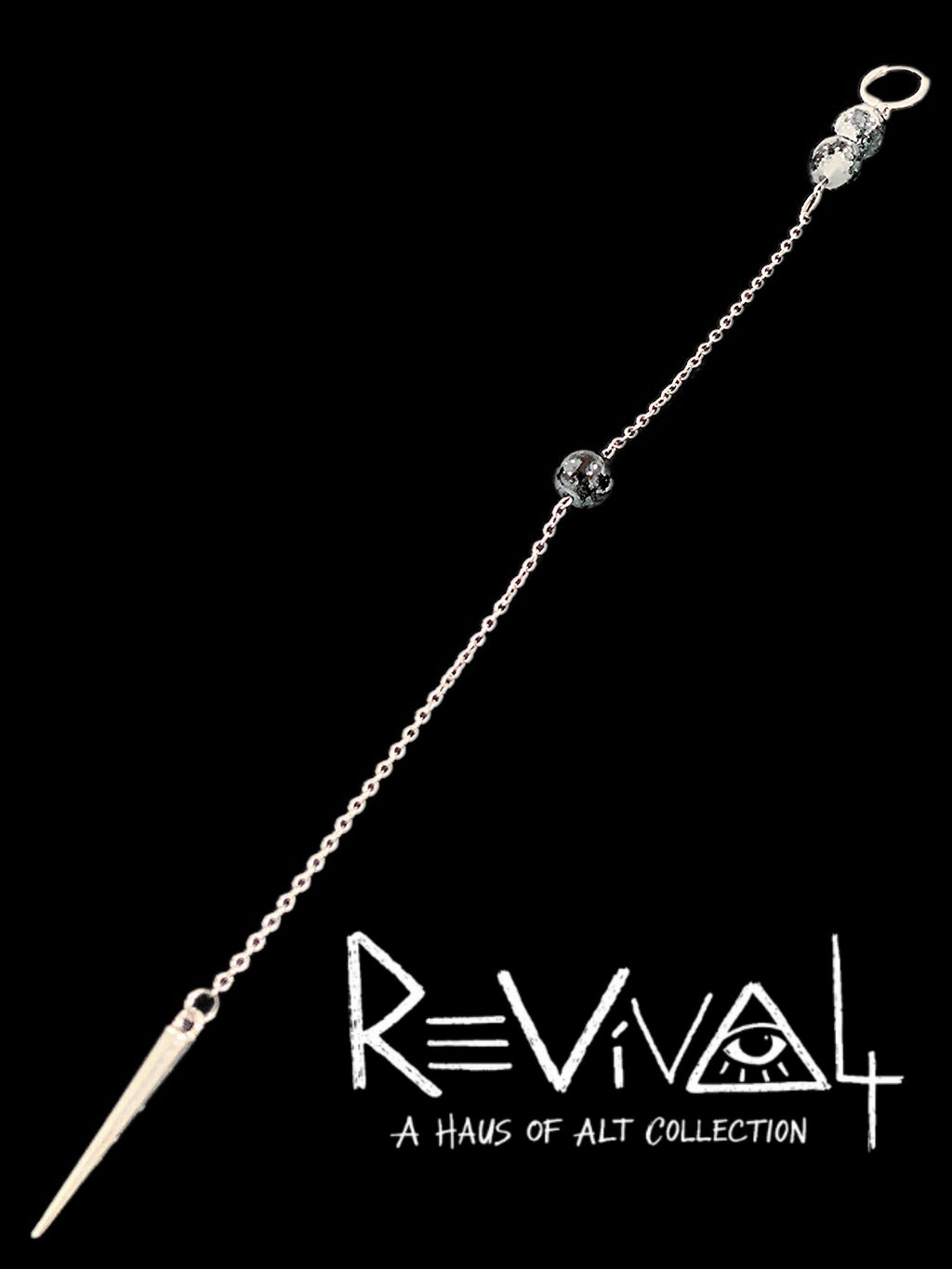 Inherited Freedom Drop Earring | Punk Cross Jewelry – Haus of Alt