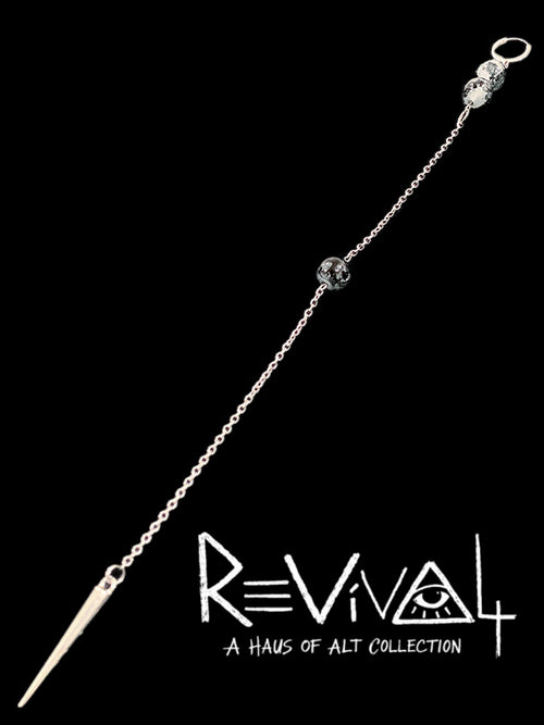 Inherited Freedom Drop Earring | Punk Cross Jewelry – Haus of Alt