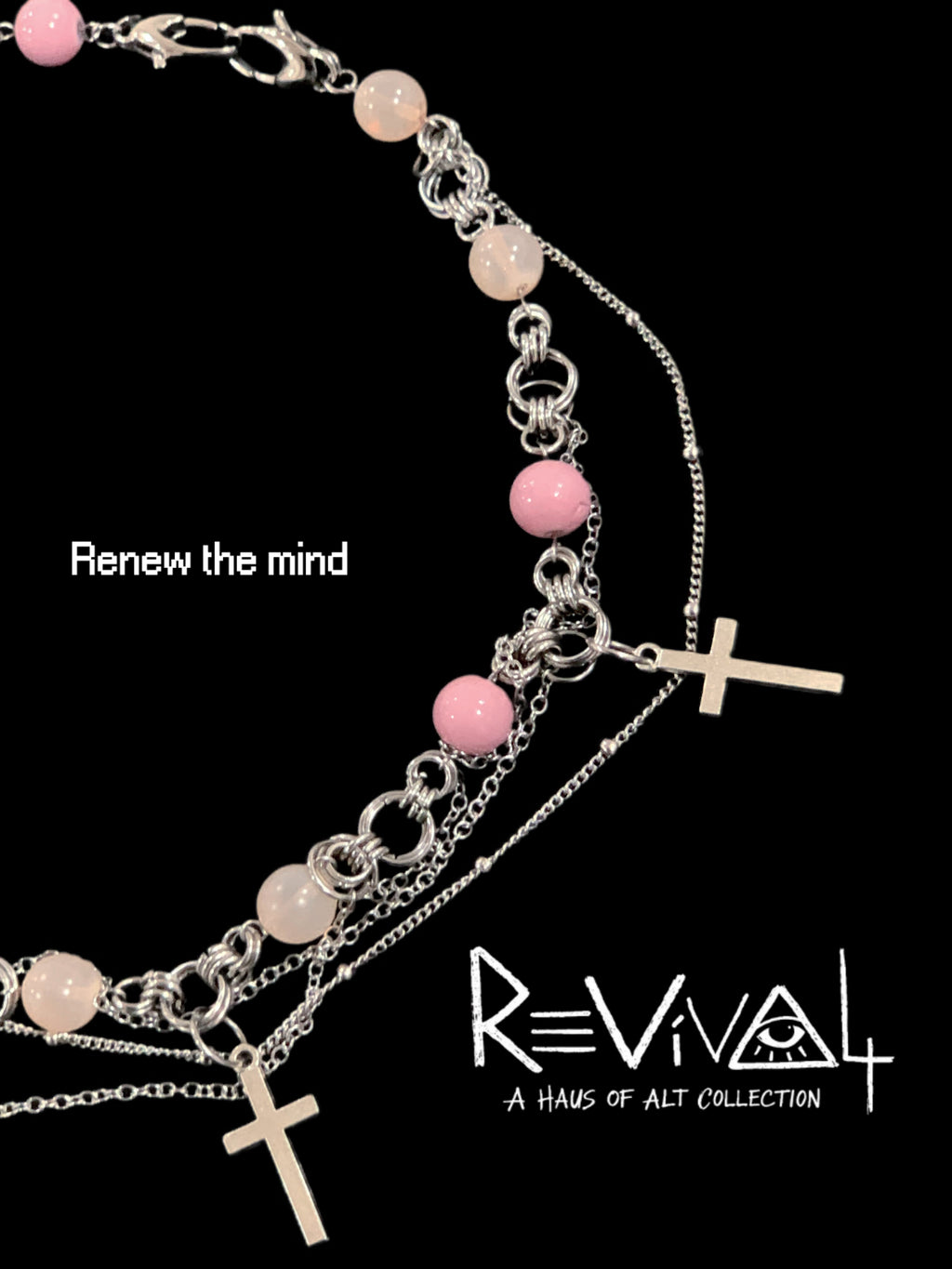 Broken Halo Choker | Punk Cross Jewelry – Haus of Alt